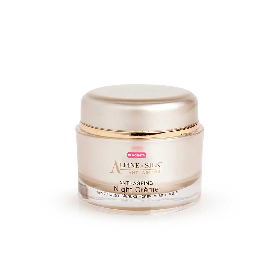 Alpine Silk Anti-Ageing Night Creme pot