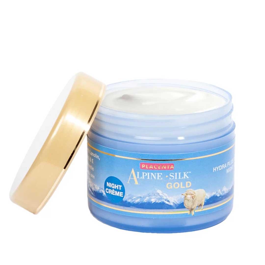 Alpine Silk Gold Hydra Plus Placenta Night Creme open