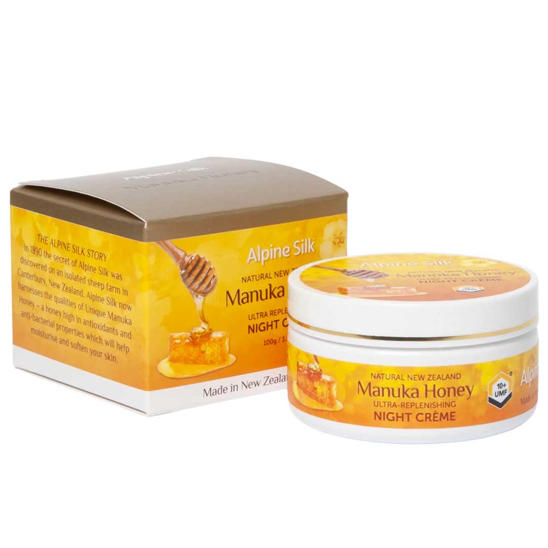 FREE - Alpine Silk Manuka Honey Ultra Replenishing Night Creme 100g