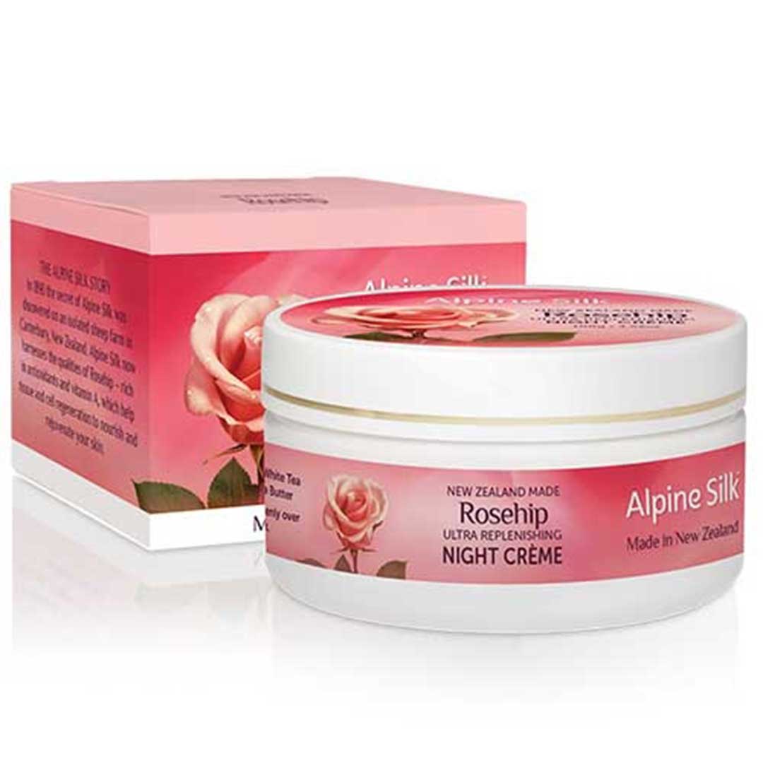 Alpine Silk Organic Rosehip Ultra Replenishing Night Creme