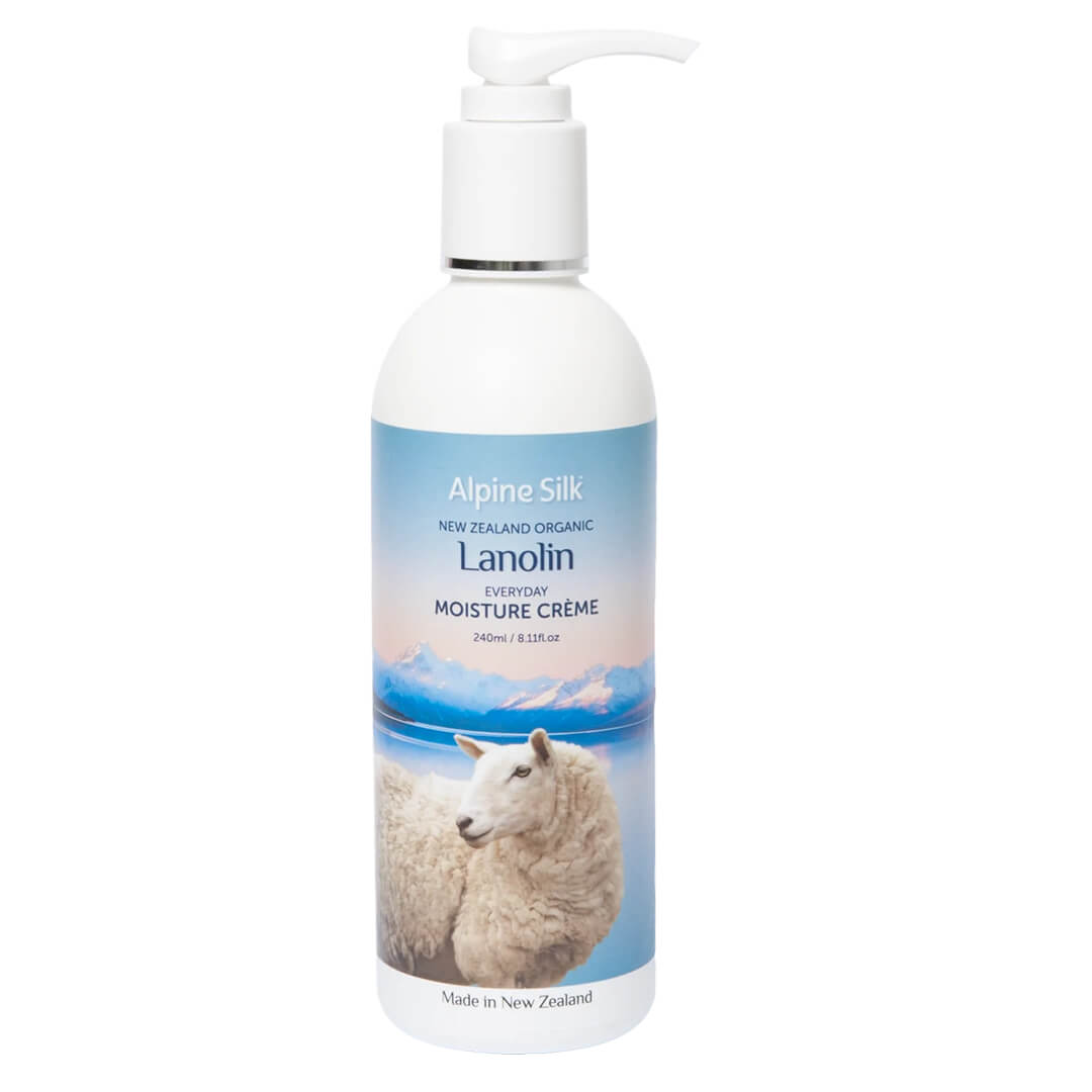 FREE - Alpine Silk Organic Lanolin Everyday Moisture Creme 240ml Pump