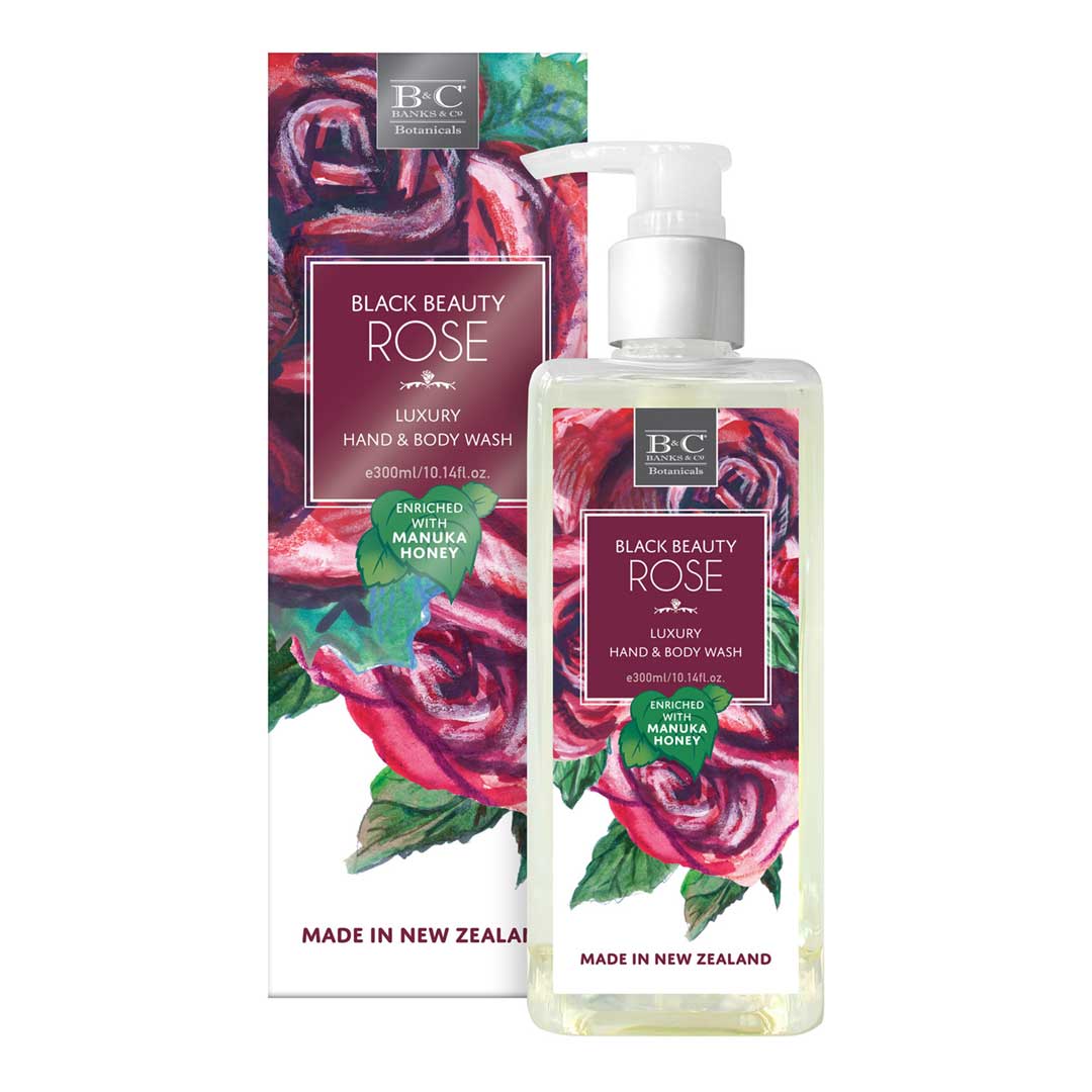 Banks & Co Botanicals Black Beauty Rose Hand & Body Wash