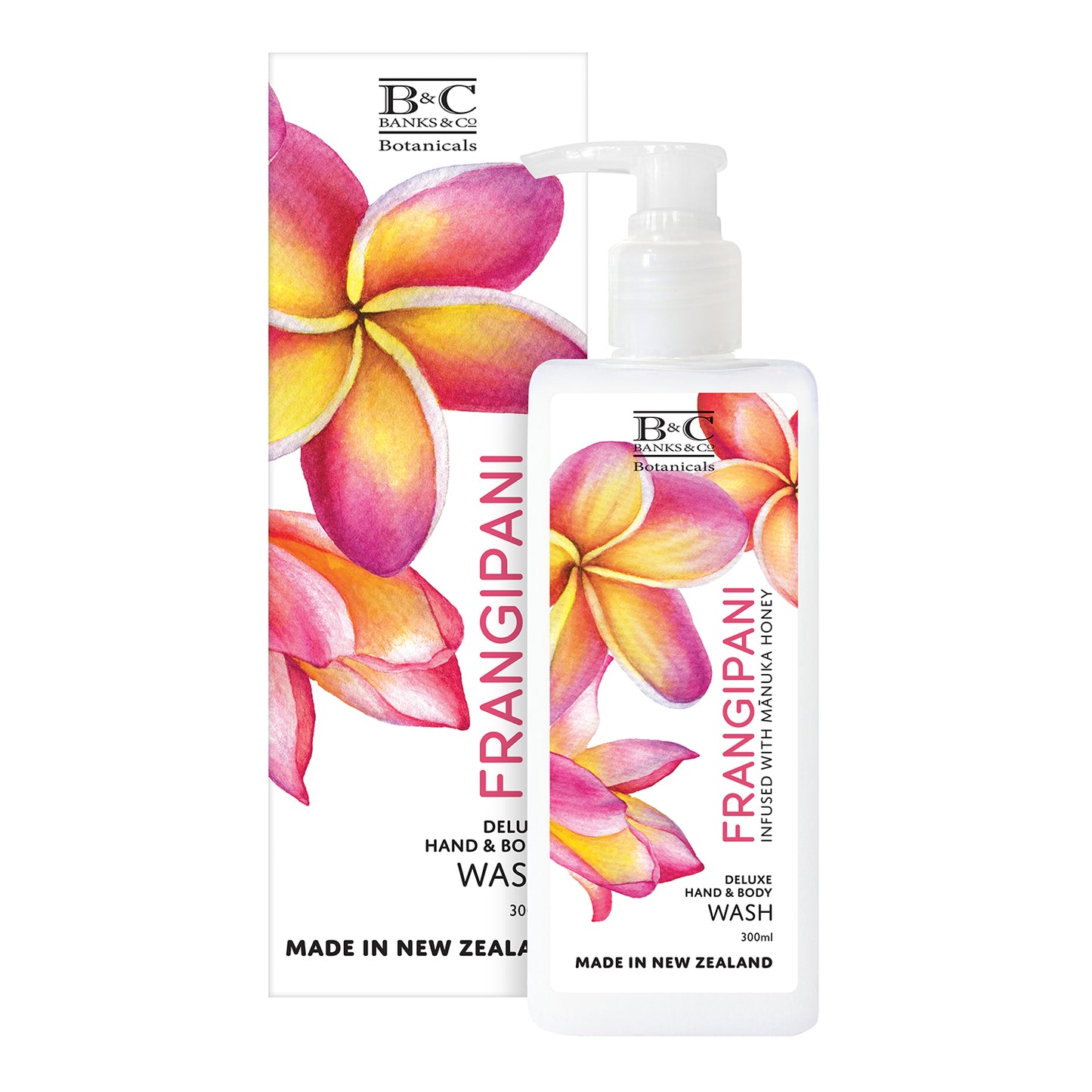 Banks Co Frangipani and Lime Hand & Body Wash 300ml