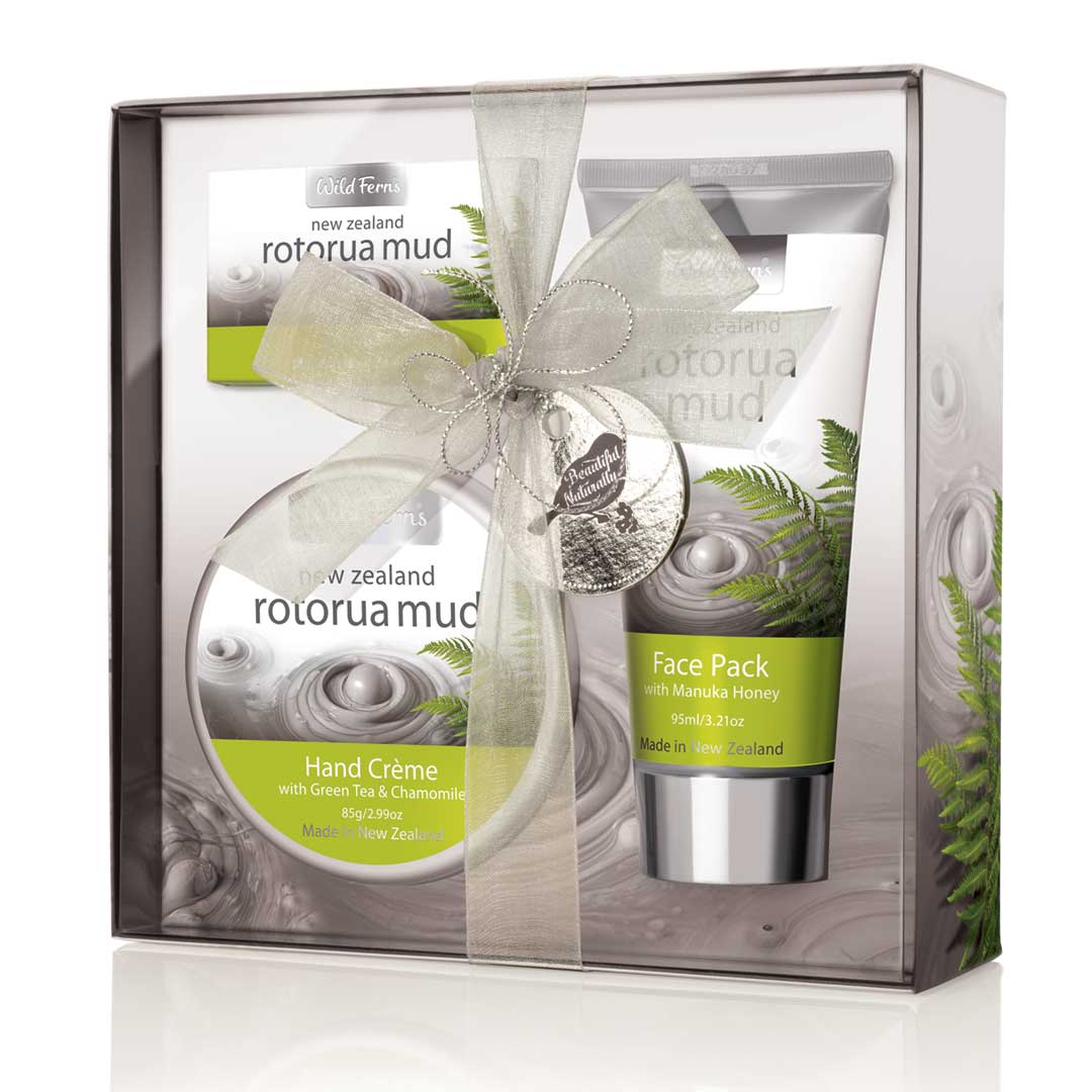 Wild Ferns Rotorua Mud Skincare Gift Box