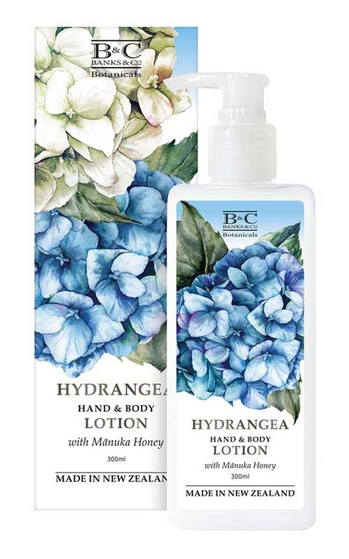 Banks & Co Hydrangea Hand & Body Lotion 300ml