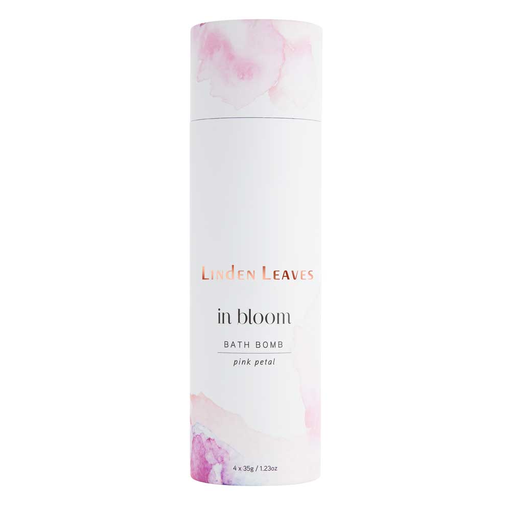 Linden Leaves In Bloom Pink Petal Bath Bombs