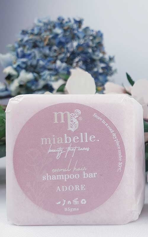 Mia Belle Solid Shampoo Bar for All Hair Types - Adore