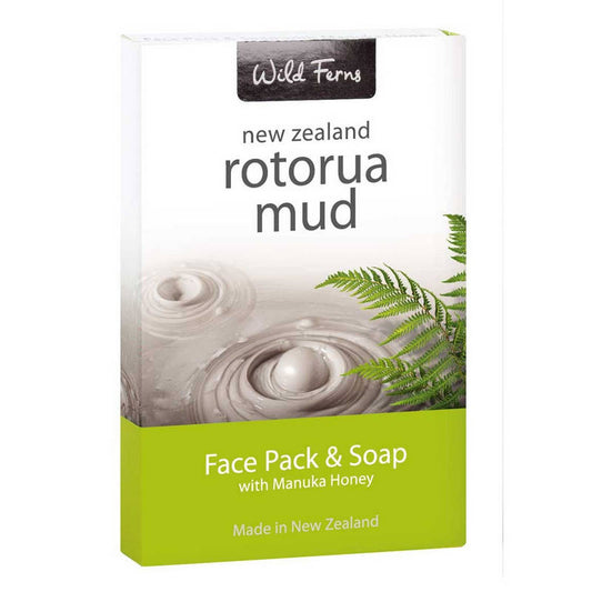 Wild Ferns Rotorua Mud Gift Pack with Face Pack and Soap