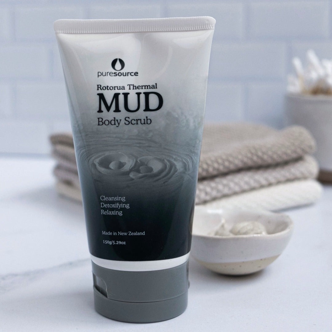 Pure Source Rotorua Thermal Mud Body Scrub 150g – Skincarenz