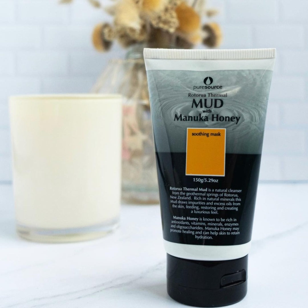 Pure Source Rotorua Thermal Mud with Manuka Honey Soothing Mask 150g ...