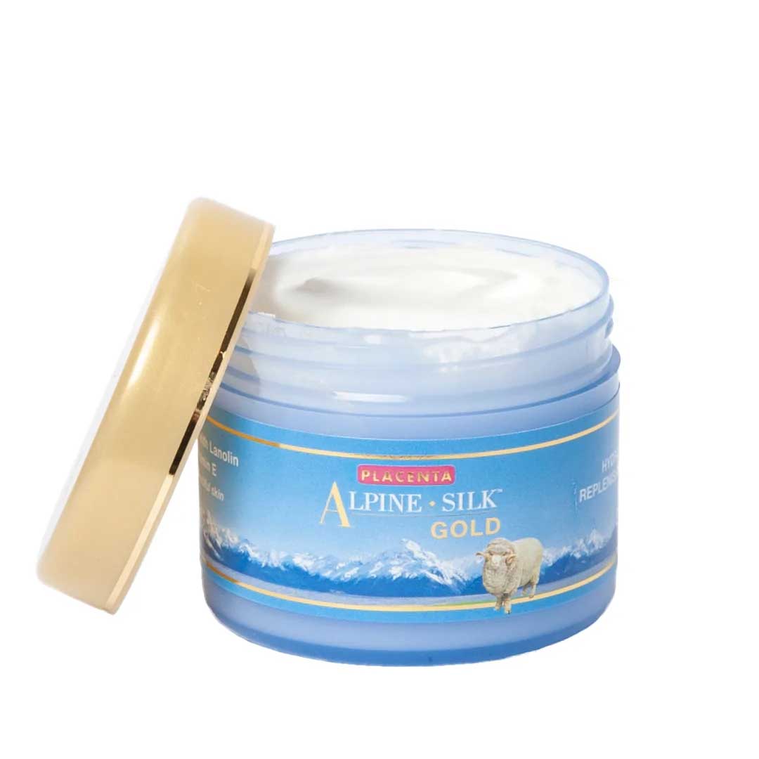 Alpine Silk Gold Hydra Plus Replenishing Creme Open