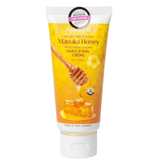 FREE - Alpine Silk Manuka Honey Moisturising & Repair Hand & Nail Creme 85ml