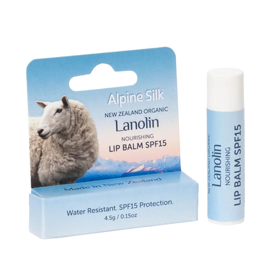 Alpine Silk Organic Lanolin Nourishing Lip Balm SPF15
