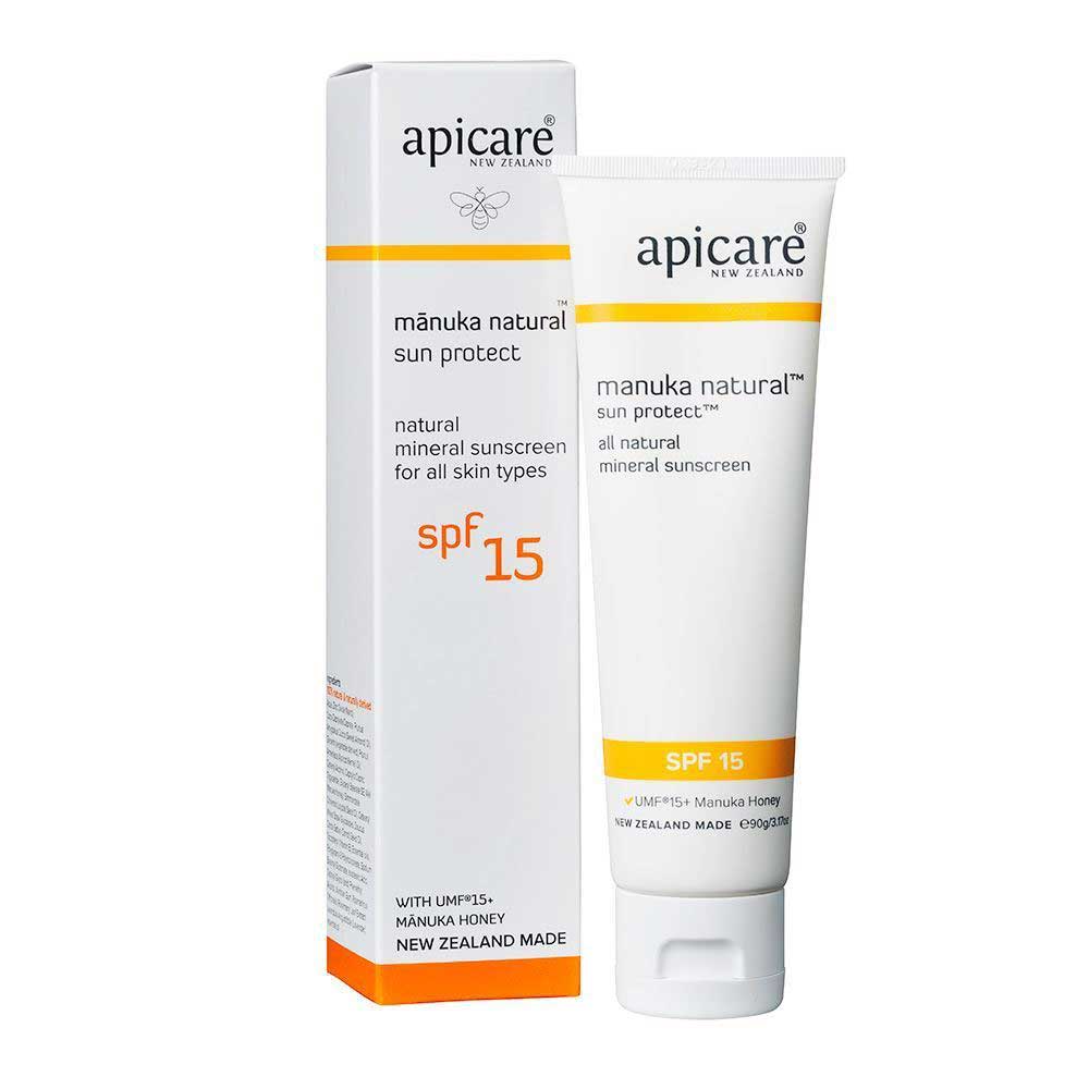 Apicare Manuka Natural Sun Protect SPF15 with Manuka Honey 90g