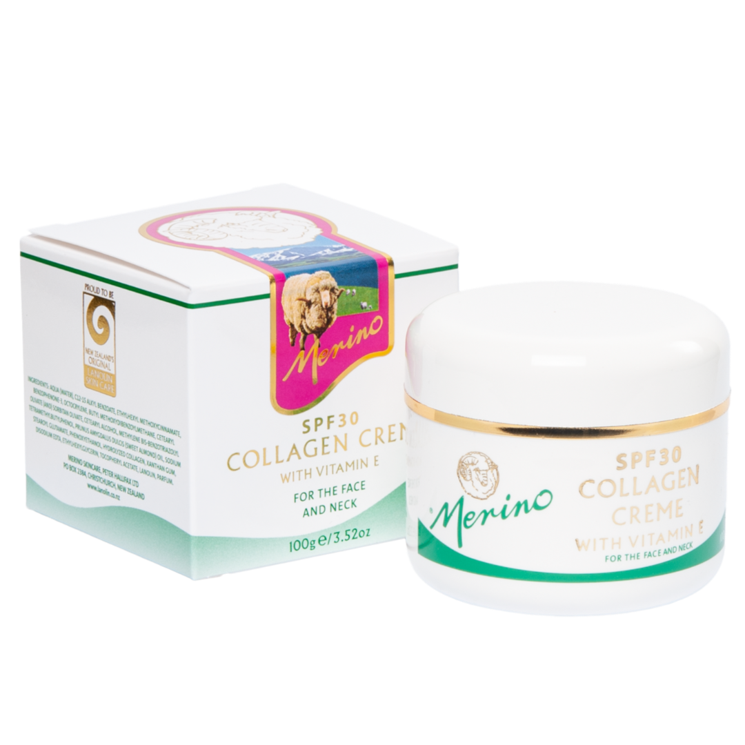 Merino SPF30+ Collagen Creme with Vitamin E