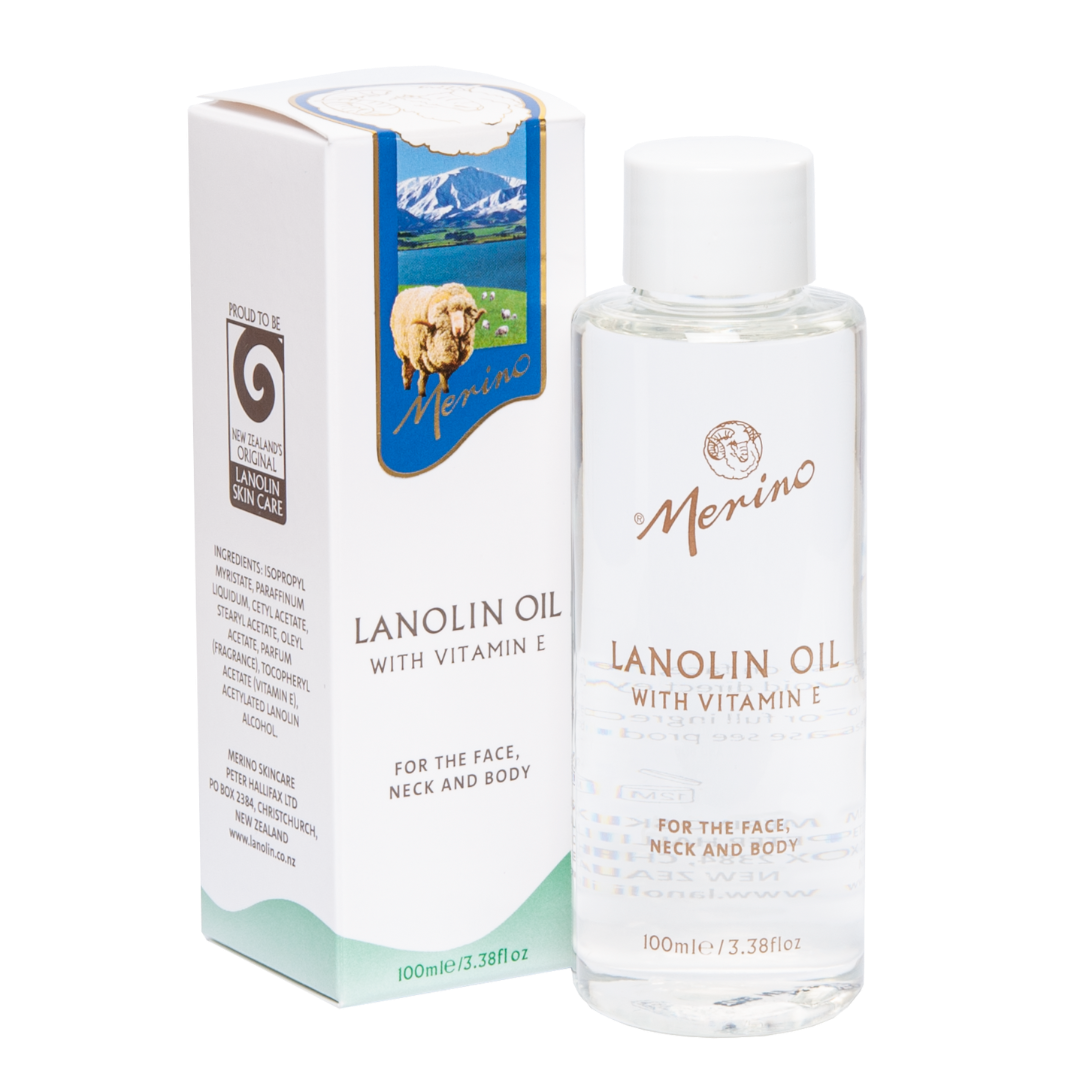Title FREE - Merino Lanolin Oil with Vitamin E 100ml