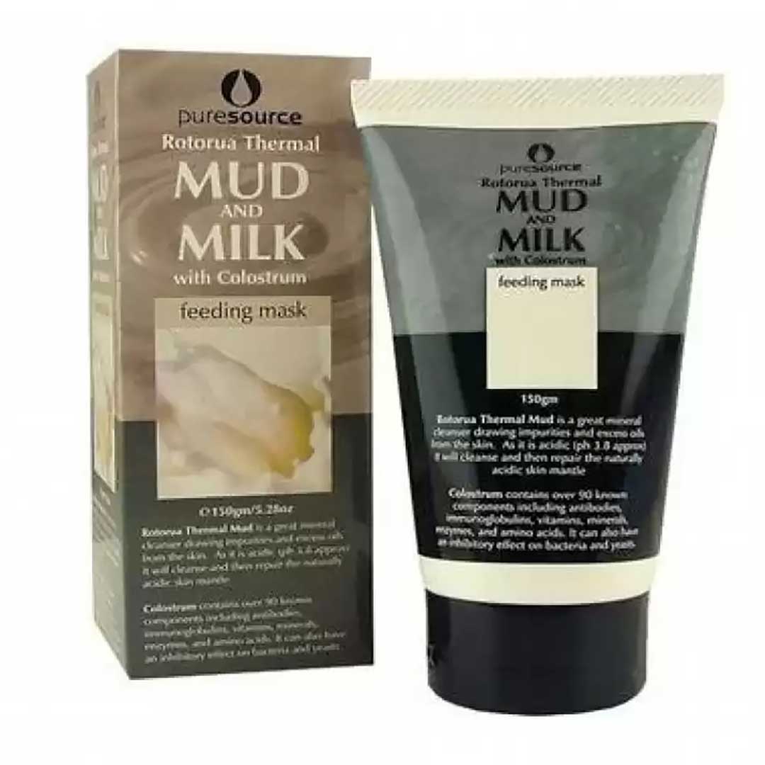 Pure Source Rotorua Thermal Mud & Milk with Colostrum Feeding Mask 150 ...