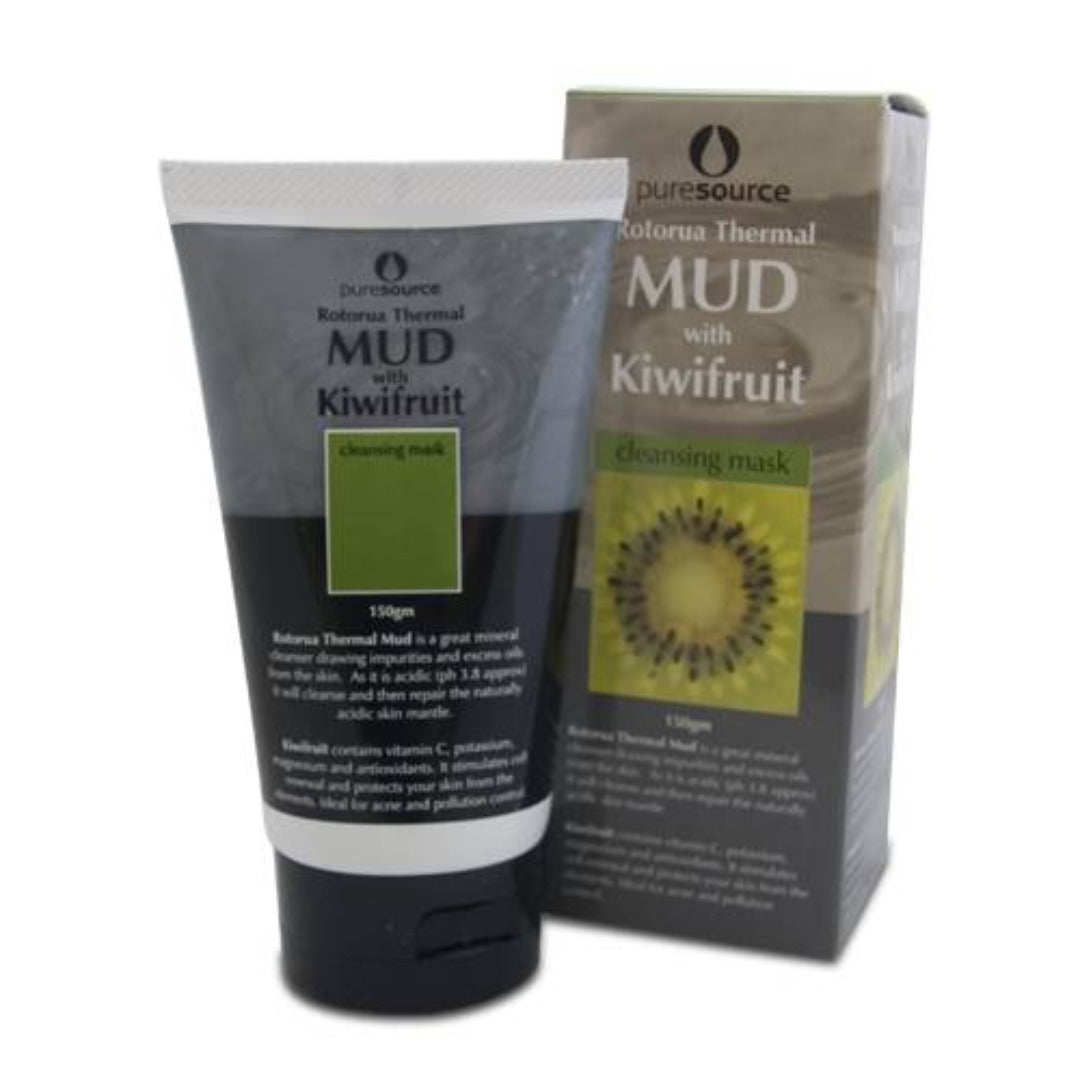 Pure Source Rotorua Thermal Mud with Kiwifruit Cleansing Mask 150g