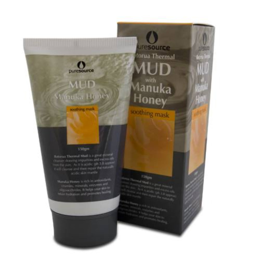 Pure Source Rotorua Thermal Mud with Manuka Honey Soothing Mask 150g