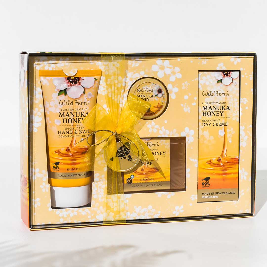 Wild Ferns Manuka Honey Skincare Gift Box Fern