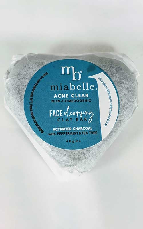 Mia Belle Acne Clear Face Cleansing Clay Bar 40g