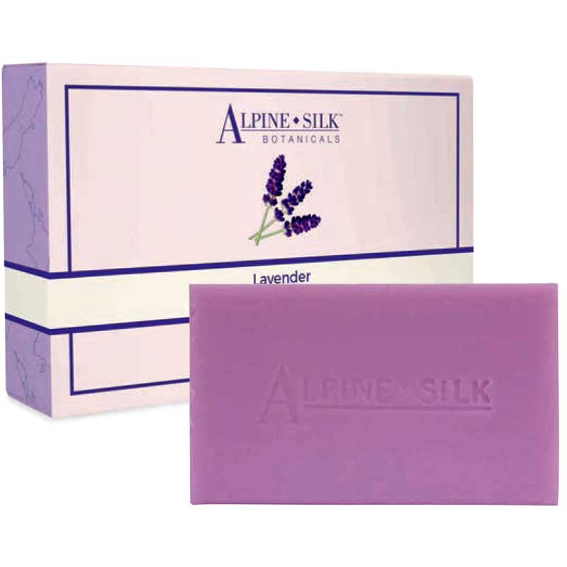 Alpine Silk Botanicals Lavender Luxury Soap 40g with Chamomile