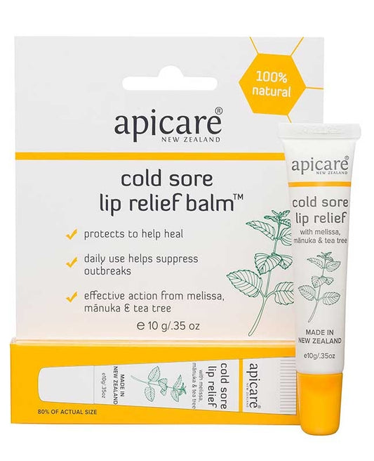 Apicare Cold Sore Lip Relief Balm 10g