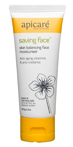 Apicare Saving Face Skin Balancing Face Moisturiser Travel Size 70g