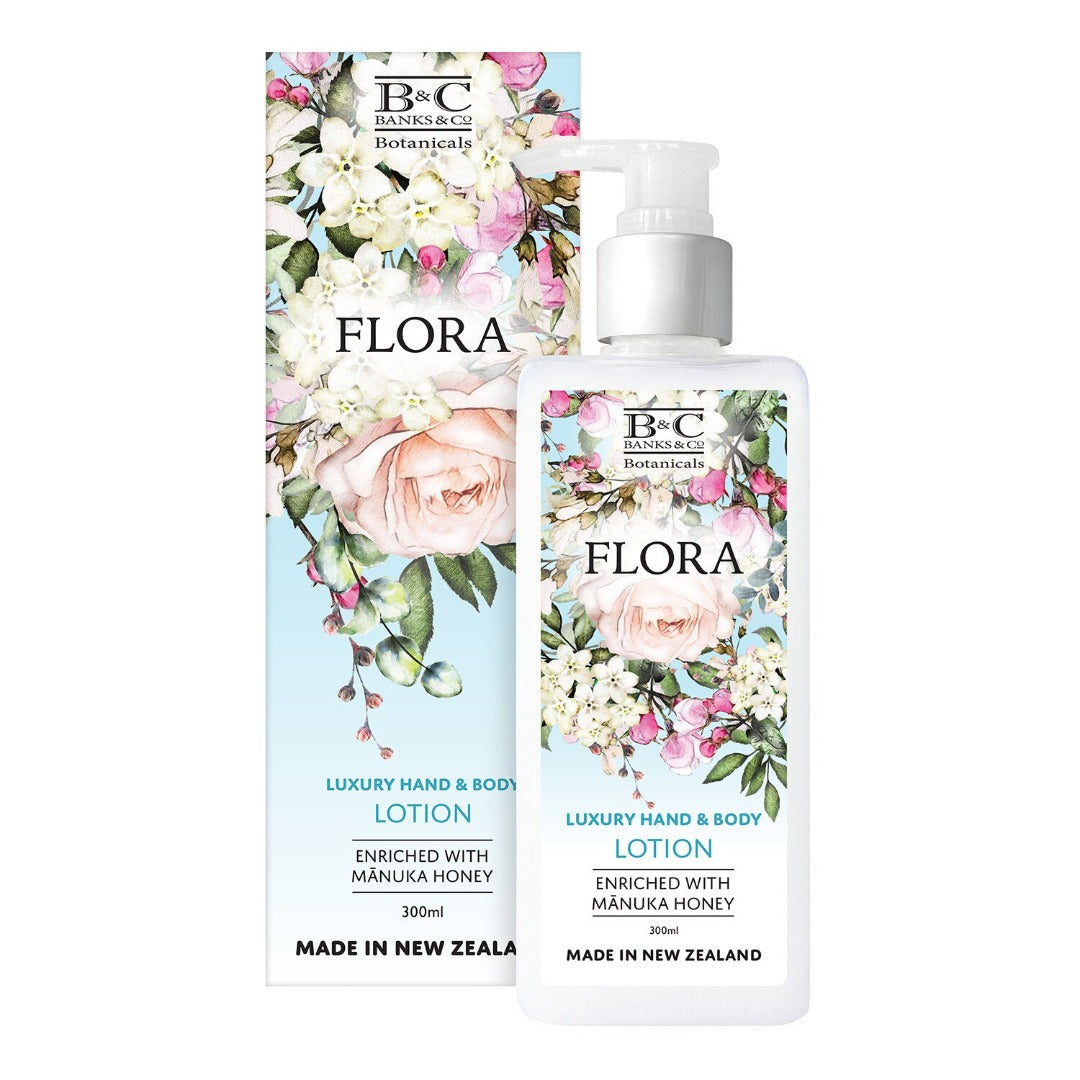 Banks & Co Flora Hand & Body Lotion 300ml