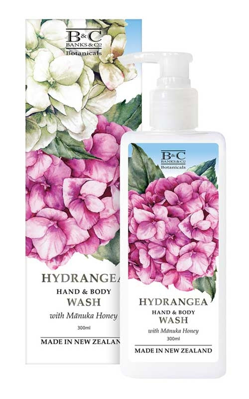 Banks & Co Botanicals Hydrangea Hand & Body Wash