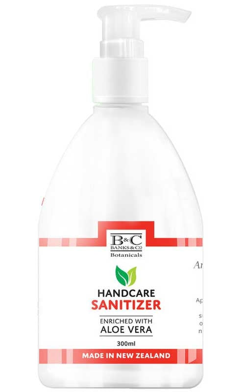 Banks & Co Hand Sanitiser with Aloe Vera 300ml