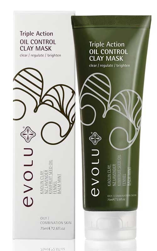 Evolu Triple Action Oil Control Clay Mask 75ml