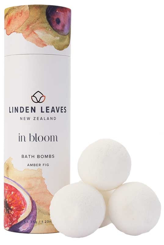 Linden Leaves In Bloom Amber Fig Bath Bombs