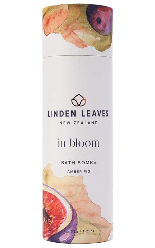 Linden Leaves In Bloom Amber Fig Bath Bombs