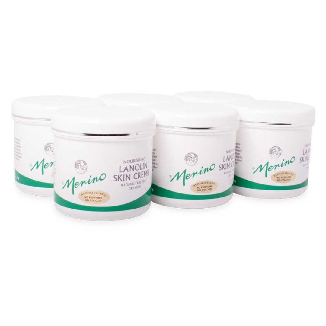 Merino Lanolin Hypoallergenic Skin Creme 500g - 6 Pack