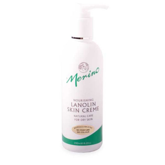 Merino Nourishing Lanolin Hypoallergenic Skin Creme 240ml Pump
