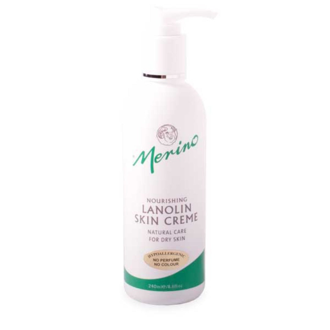 FREE - Merino Nourishing Lanolin Hypoallergenic Skin Creme 240ml Pump