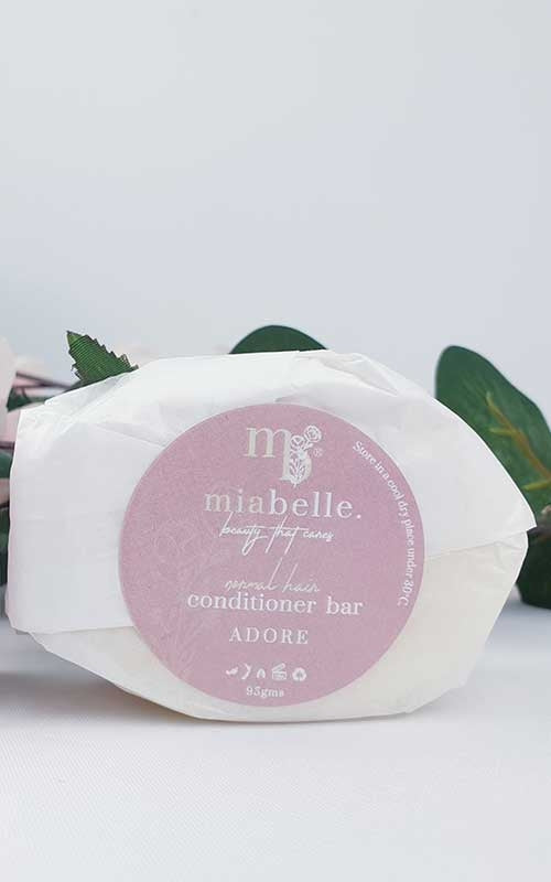 Mia Belle Solid Conditioner Bar for All Hair Types - Adore