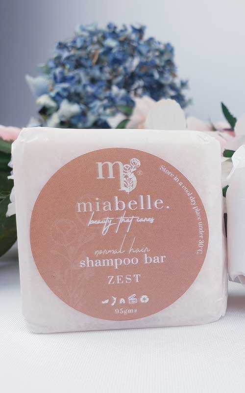 Mia Belle Solid Shampoo Bar for All Hair Types - Zest