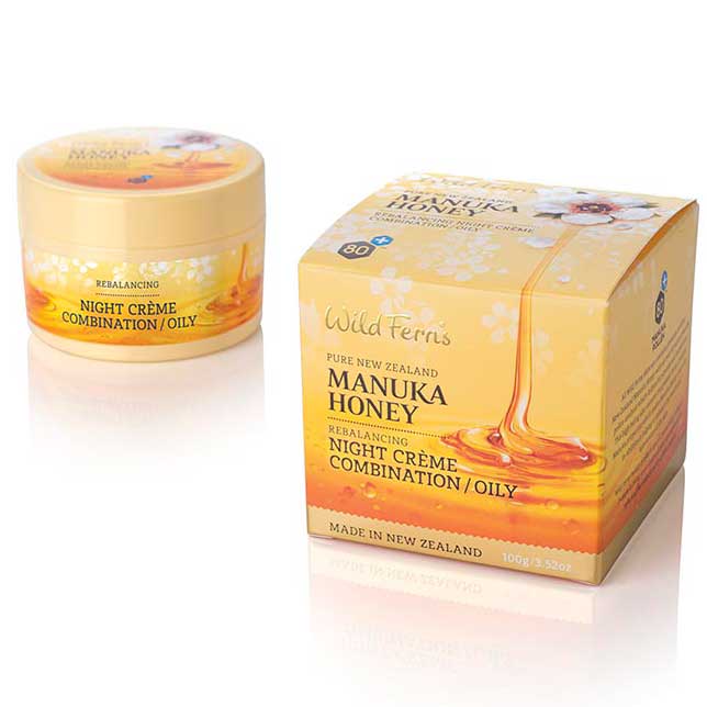 Wild Ferns Manuka Honey Rebalancing Night Creme - Combination to Oily 100ml