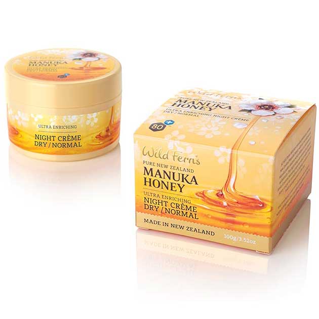 Wild Ferns Manuka Honey Ultra Enriching Night Creme - Dry to Normal 100ml