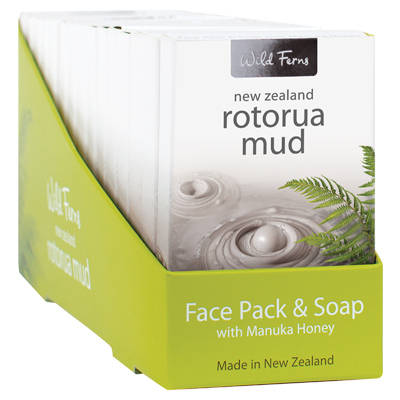 Wild Ferns Rotorua Mud Gift Pack with Face Pack and Soap