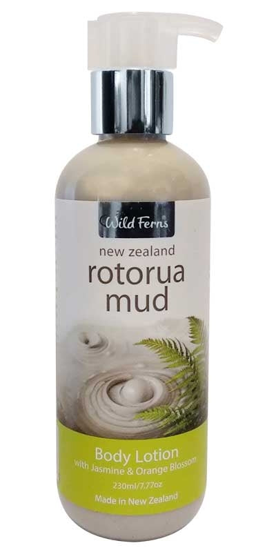 Wild Ferns Rotorua Mud Body Lotion with Jasmine and Orange Blossom 230ml