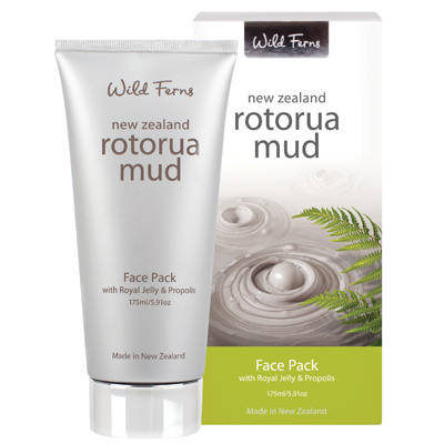 Wild Ferns Rotorua Mud Face Pack with Royal Jelly & Propolis 175ml